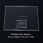 Pencil Bag Acrylic Template Wear Resistant Pen Box Pattern Mould For Cutting *