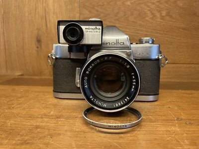 *Rare Early Model : Near Mint* Minolta SR-3 Film Camera Auto Rokkor 55mm F/1.8 - Image 1 of 4