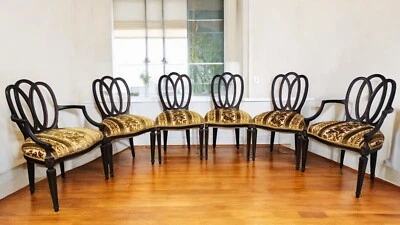 6 sillas de comedor con respaldo de triple cinta de Dennis and Leen $22,285.50 cuando se compran Foto 1 de 4