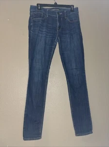Express Jeans Bootcut Leg Denim Women's 6R Blue 5-Pocket Low Rise Cotton Blend - Picture 1 of 3