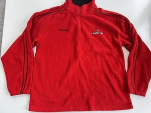 Pro Edge Louisville Cardinals Rojo Cuarto Cremallera Sudadera Chaqueta Para Hombre Talla XL - Imagen 1 de 4