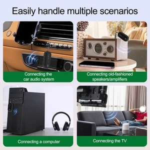 Airplane Wireless Adapter for Quick and Easy Audio Connection to Headphones - Afbeelding 1 van 12