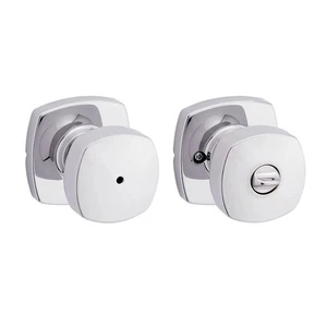Kwikset Arroyo Perilla Interior Privacidad Puerta Perilla con Cerradura, Manija Puerta P - Imagen 1 de 7
