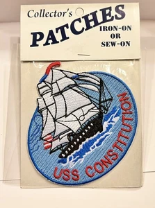 Official USS CONSTITUTION Embroidered Collector’s Patch, Brand New Sealed - Picture 1 of 13