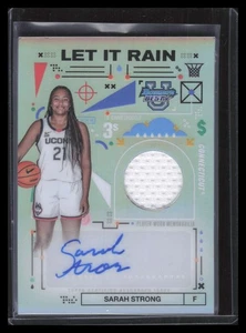 2024-25 Bowman's Best U Let It Rain Relic Autographs Sarah Strong RC Jersey Auto - Bild 1 von 2
