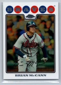 2008 TOPPS CHROME CARD # 78 Brian McCann - Atlanta Braves - Picture 1 of 2
