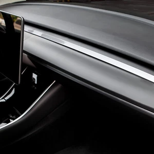 Panel de consola central cubierta panel decoración panel de tablero ABS mate para Tesla Model 3/Y - Imagen 1 de 7