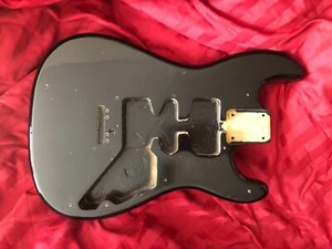 Fender Squier Bullet body 1983 FIRST YEAR  vintage Japan MIJ hardtail black! - Picture 1 of 6