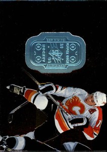 1998-99 SPx Finite Calgary Flames Hockey Card #12 Theo Fleury/9500