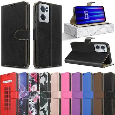 For OnePlus Nord CE 2 5G Wallet Case, Slim Leather Wallet Flip Stand Phone Cover - Image 1 of 4