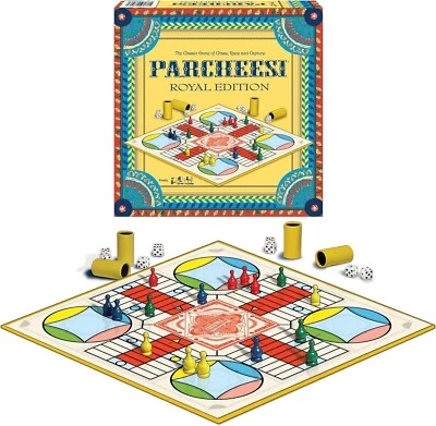 Juego de dados de mesa Parcheesi Royal Edition - Juego familiar noche niños 8+ y adultos Foto 1 de 4