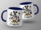Irish Ancestry Roe Family Crest Heraldic Mug, Custom Surname Coffee Cup