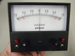 NOS Beede MR-24-07 Panel Meter Relay Scale 7.5-0-7.5 R4 - Picture 1 of 6