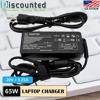For Lenovo V15 G2-ITL V15 G2-ALC V15 G2-IJL Charger AC Adapter Power Supply 65W - Image 1 of 4