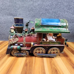 Christmas Noel Tin Christmas Locomotive Engine 2002 - Picture 1 of 9