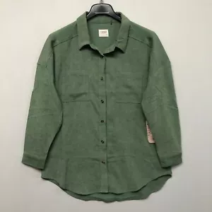 NWT Ci Sono Women Corduroy Button UP Shirt Jacket Shacket Size Medium M167 -1 - Picture 1 of 15