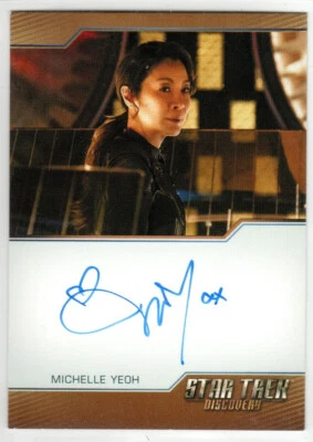 WOMEN OF STAR TREK ART & IMAGES MICHELLE YEOH CAPT. PHILIPPA GEORGIOU AUTOGRAPH - Image 1 of 2