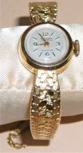 Ladies’ 18K yellow gold “Saldory” hand-wind wrist watch, Swiss movement, 1960s - Imagen 1 de 4