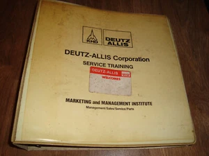 Deutz Allis Service Training Booklet Repair Info 1800 Series Tractor Eaton 850 - Picture 1 of 7