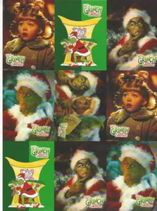 The Grinch Stole X-mas Completo Promo Card Set de 16 Hojas SIN CORTAR Estuche Toppers - Imagen 1 de 12