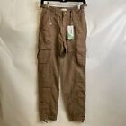 GUESS Nessi Cargo Pants Women's Size 27x30 Silk Taupe Multi