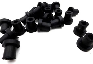 Buje de brida de goma push-in se adapta a orificio de 1/4", tiene orificio pasante de 1/8", ¡envío gratuito! - Imagen 1 de 12