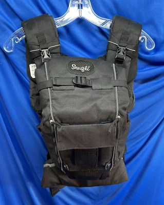 Usado en excelente estado Evenflo Snugli delantero/trasero bebé bebé negro portabebés, 2005, # 0761697 Foto 1 de 4