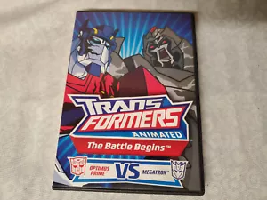 Transformers Animated ~ The Battle Begins: Optimus Prime VS Megatron Dvd - Imagen 1 de 2