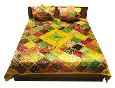 5 PIEZAS COLCHA EDREDÓN DE CUENTAS ARTESANAL COLCHA MANTA TIRO FESTIVO TEMPORADA REGALO Foto 1 de 4