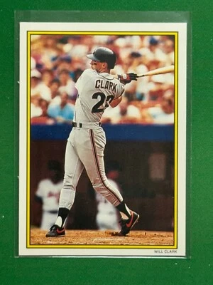 1989 Topps Baseball 1989 All-Star Set Collector's Edition Glossy #11 Will Clark - Image 1 of 2