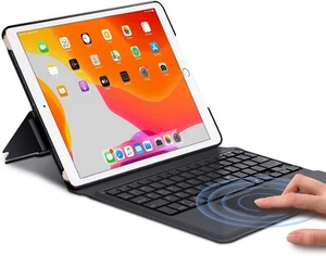 Custodia tastiera per iPad 10,2 pollici 2020 (8a generazione)/iPad 2019 (7a generazione), ultra sottile - Foto 1 di 7