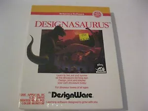 Designasaurus neu versiegelt Apple II 5,25" Disc DesignWare 1987 - Bild 1 von 2