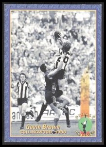 AFL 1994 Herald Sun Cazaly Classics Collingwood Gavin Brown 6 Sport CB-1-1-B-36 - Picture 1 of 8