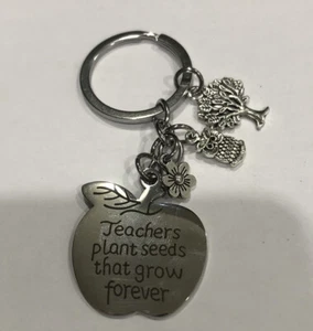 Teacher Appreciation Gift , Teachers Keychain Thank you Gifts for teachers . - Picture 1 of 1