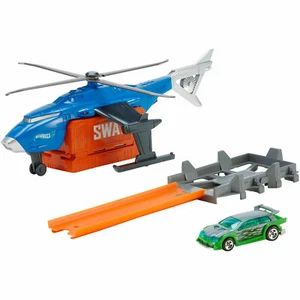 Hot Wheels Launch Into Action SUPER S.W.A.T. COPTER Vehicle by Mattel - Picture 1 of 10