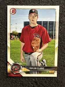 TAYLOR CLARKE 2018 Bowman Baseball QTY #BP113 Arizona Diamondbacks - Picture 1 of 2