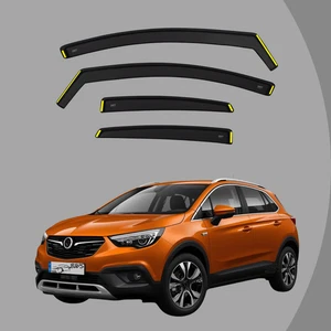 Wind Deflectors for Vauxhall Crossland X 2017-2024 4pcs Set Accessories Visors - Picture 1 of 12