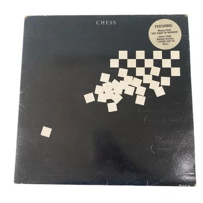 Chess Soundtrack Original Vinyl Record 1984 Tim Rice ABBA Musical Double Album - Image 1 of 4