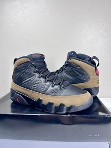 Nike Air Jordan IX 9 Retro 2024 Black Light Olive Green HV4794-030 sz 8 Men's - Picture 1 of 12