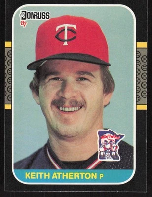 1987 Donruss #272 Keith Atherton - Image 1 of 2