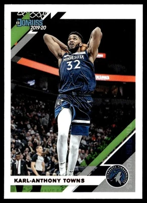 2019-20 Donruss Karl-Anthony Towns Minnesota Timberwolves #123 - Image 1 of 2
