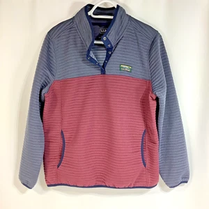 Pullover LL Bean Airlight 1/4 Snap para mujer acolchado cuello a presión viaje al aire libre LP - Imagen 1 de 4