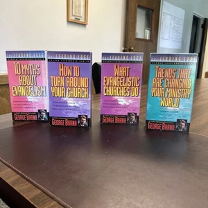 Church Leadership Series 4 VHS Tapes By George Barna The Leading Edge Seminar - Picture 1 of 16