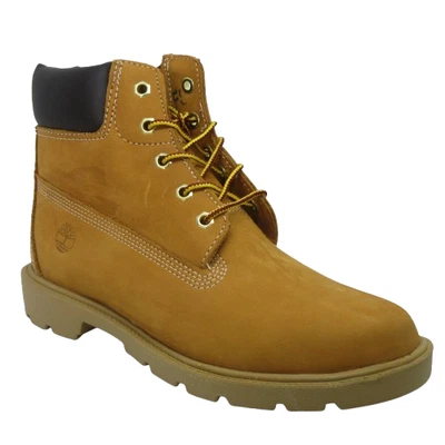 Junior Boys Childrens Timberland Wheat 6" 6 Inch New Leather Boots Size UK 3.5 4 - image 1 of 4