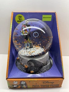 Disney Nightmare Before Christmas Musical Schnee Bewegung Wasserkugel Jack & Sally - Bild 1 von 6
