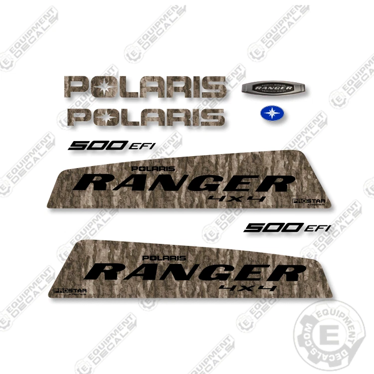 适用于 Polaris Ranger 500 EFI 贴花套件 UTV - 定制迷彩 - 7 年 3 米乙烯基! — 第 1/1 张图片