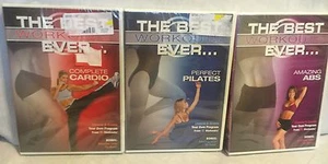 3 The best workouts ever DVD lot, perfect pilates, complete cardio, amazing abs - Imagen 1 de 2