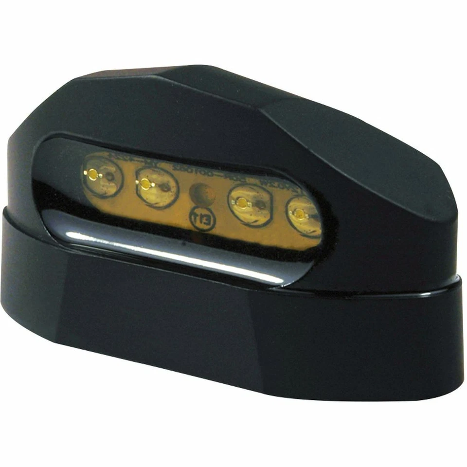 4 LED LICENSE PLATE LIGHT APPROVED BCR BLACK FOR KTM 125 Duke 4T 2010-2016 - Image 1 of 1