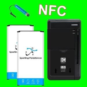 2x 6820mAh NFC Battery Universal Charger Stylus for Samsung Galaxy S5 G900T USA - Picture 1 of 1