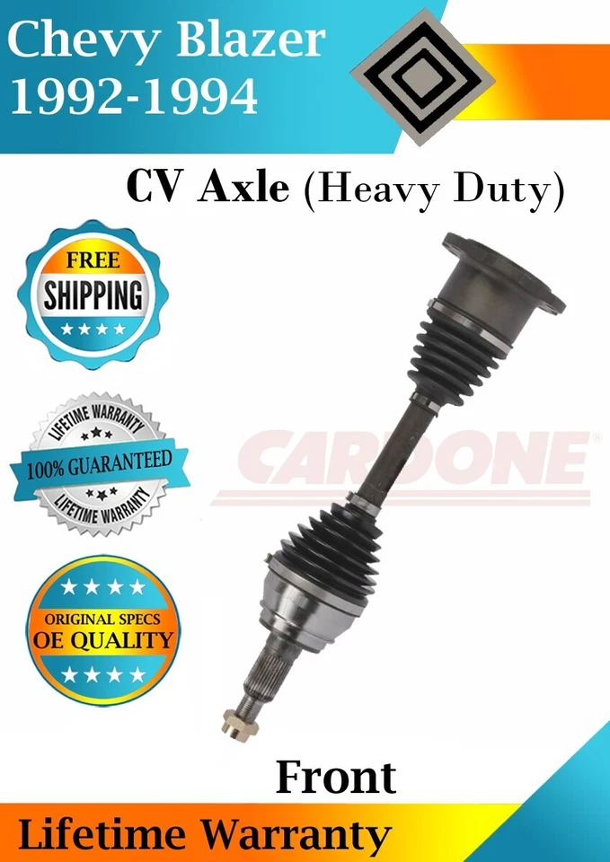 New OE Front CV Axle For 1992-1994 Chevy Blazer HD Lifetime Warranty - Image 1 of 4